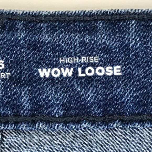 NEW Old Navy High-Rise Wow Loose Jeans Women’s Plus Size 26 Short Stretch Denim - Picture 10 of 10